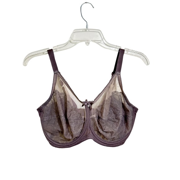 Wacoal Other - Wacoal Retro Chic Full Figure Underwire Bra 855186 Cappuccino Brown Color Sz 34G